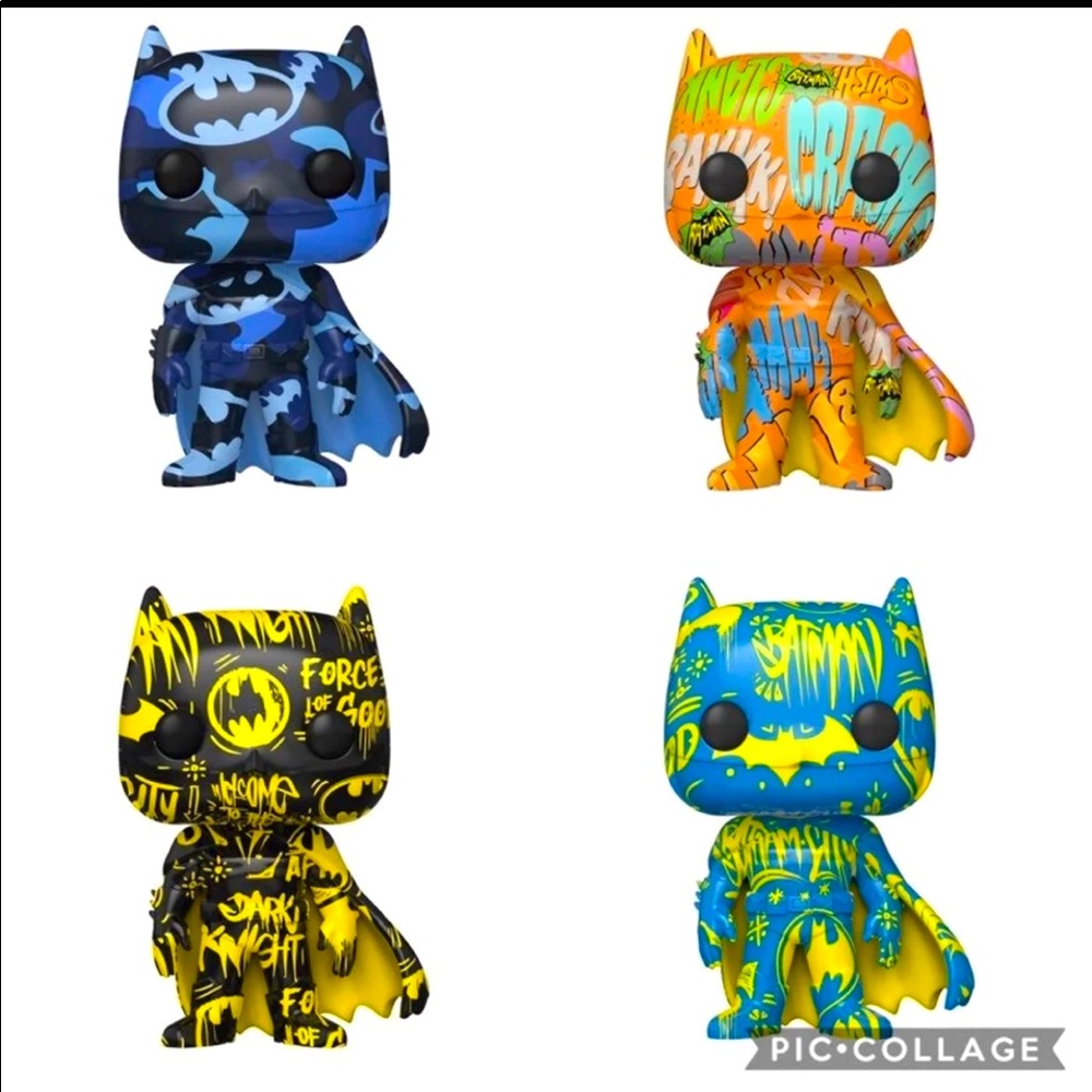 Artist Series Batman Full Set Of 4 Funko